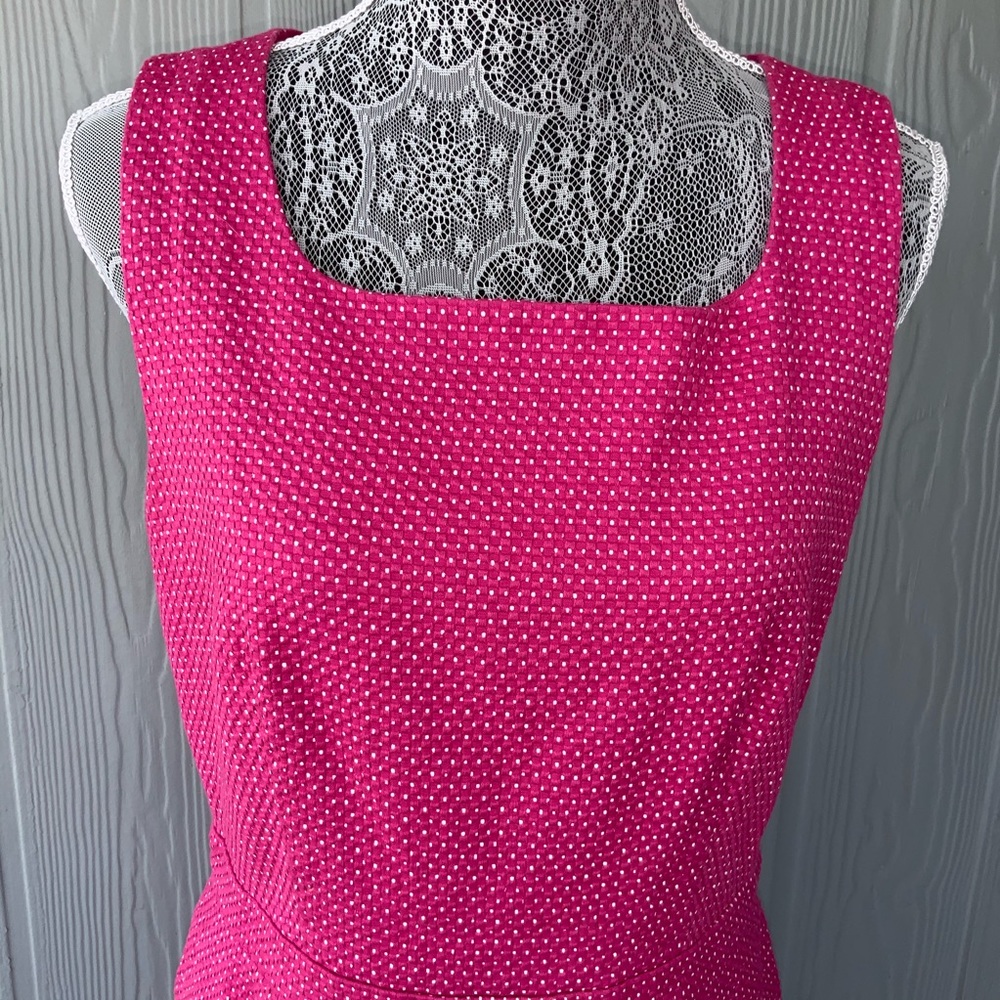 đź“‚LIMITED DRESS Cute Slvls Pink/Wht Mini dot. 12 - Picture 3 of 7